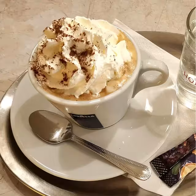 Cappuccino with whip