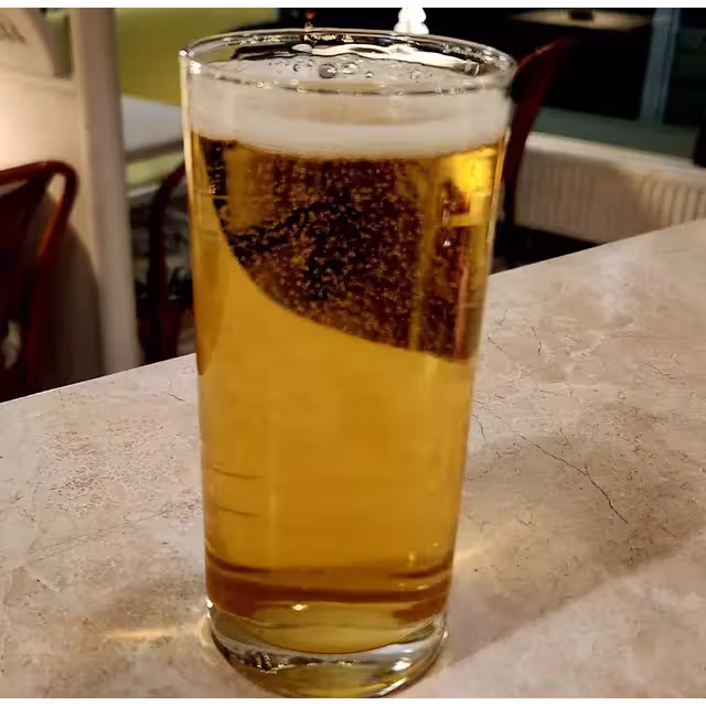 Apple juice / orange juice spritzer