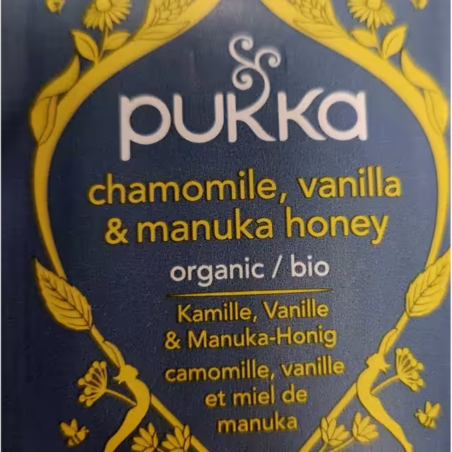 Bio Kräutertee Kamille, Vanille, Honig